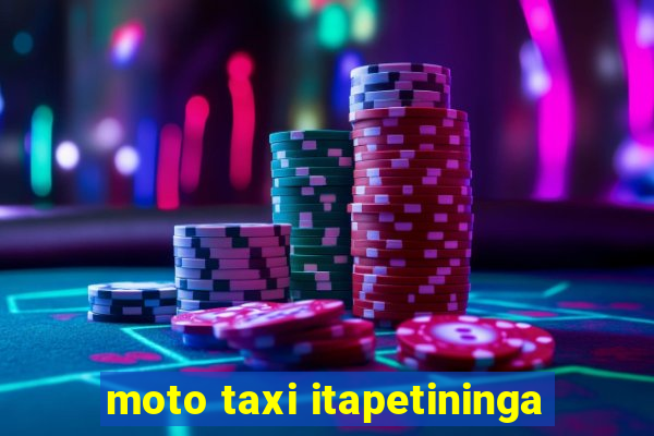 moto taxi itapetininga